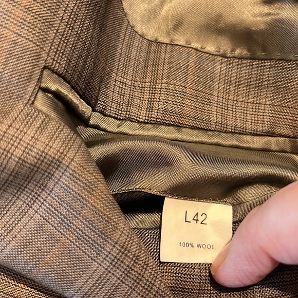 JOS A. Bank Signature Collection 42L Gray Lightweight Blazer Jacket - Picture 7 of 10